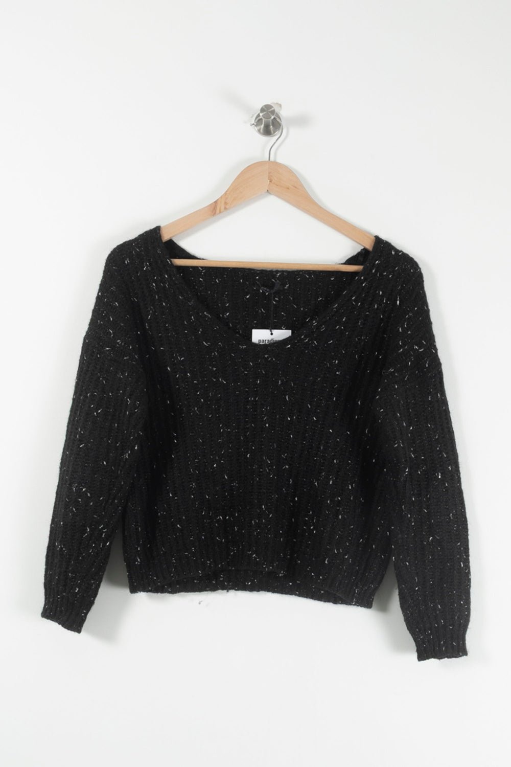 Pull Noir et Blanc - Taille XS/34 de la marque IKKS | PARAD72854 - Vendu par Paradigme - Image 2
