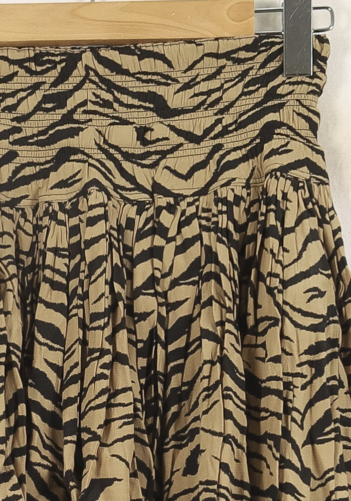 Jupe Courte Beige et Noire - Taille XS/34 de la marque Zadig&Voltaire | PARAD72856 - Vendu par Paradigme - Image 3