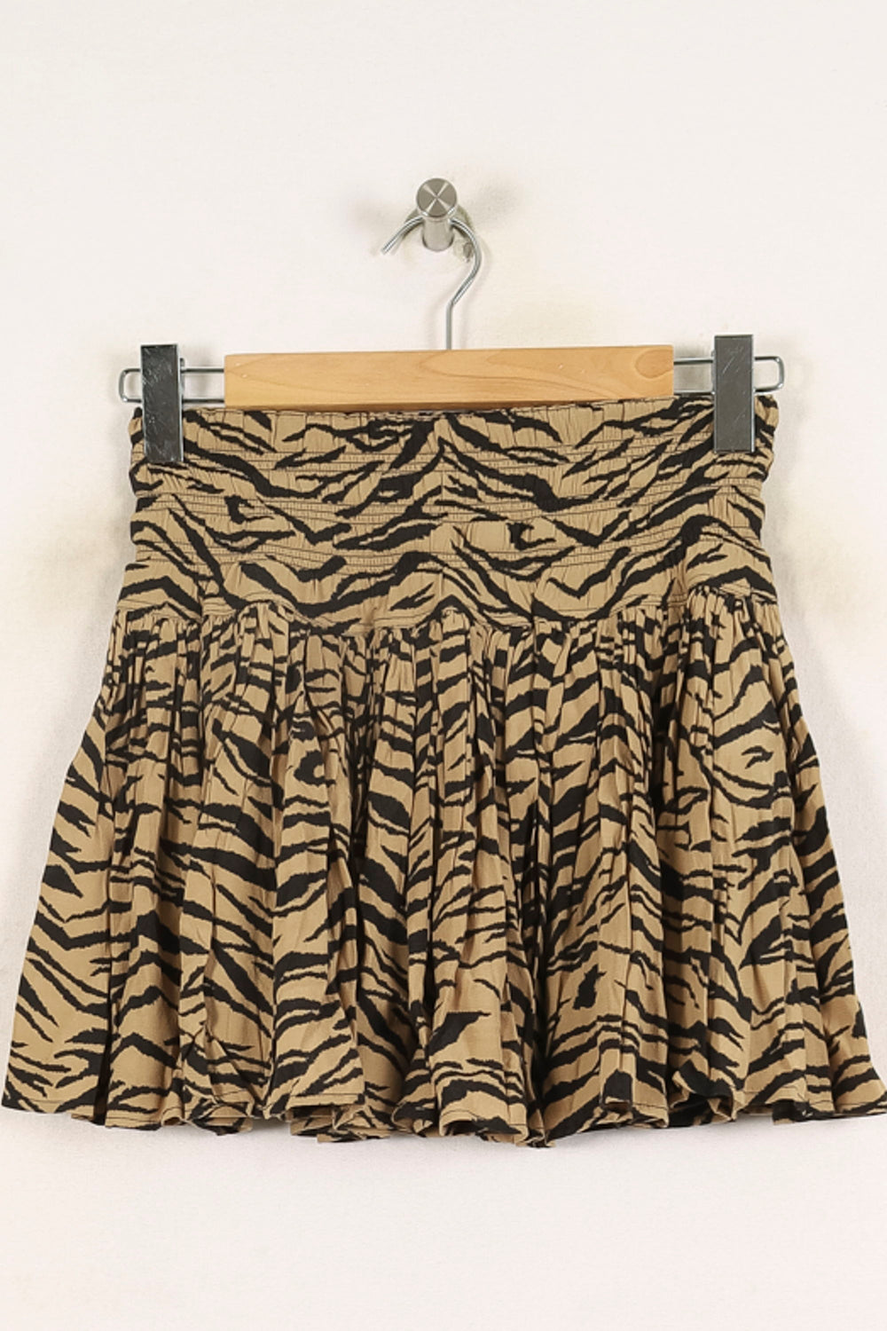 Jupe Courte Beige et Noire - Taille XS/34 de la marque Zadig&Voltaire | PARAD72856 - Vendu par Paradigme - Image 2