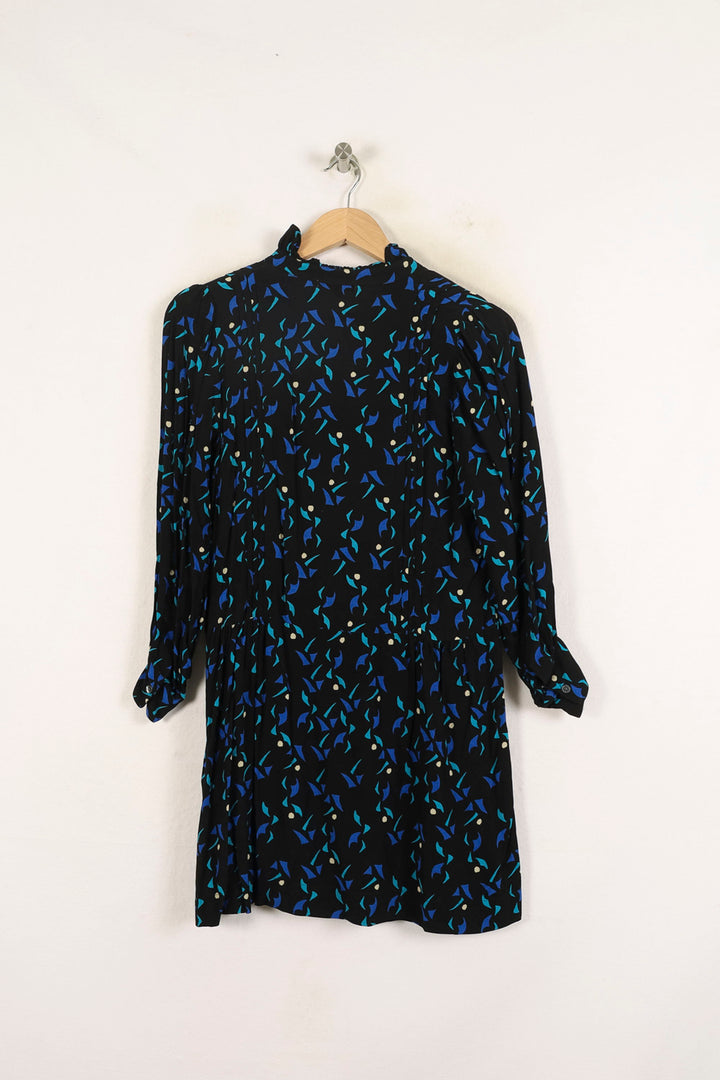 Robe Chemise Bleu et Noir - Taille S/36 de la marque Soeur | PARAD72861 - Vendu par Paradigme - Image 4