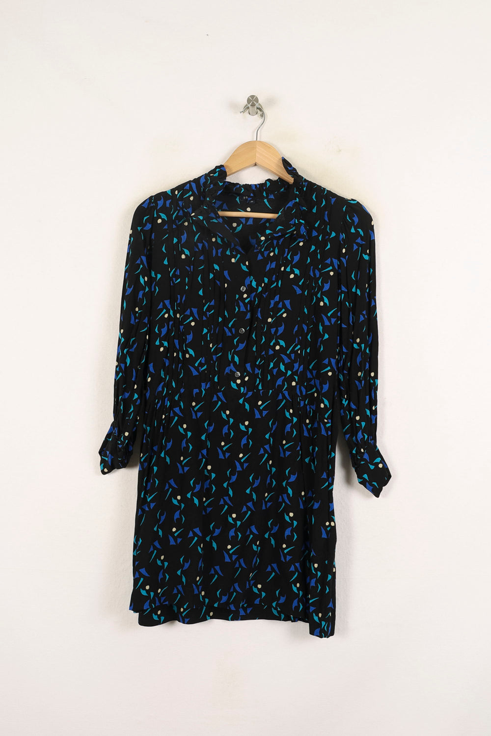 Robe Chemise Bleu et Noir - Taille S/36 de la marque Soeur | PARAD72861 - Vendu par Paradigme - Image 2