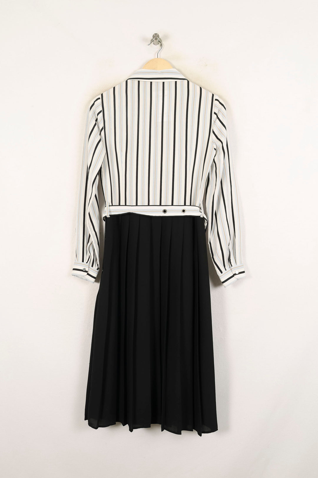 Robe Midi Noire et Blanche - Taille S/36 de la marque Claudie Pierlot | PARAD72864 - Vendu par Paradigme - Image 4