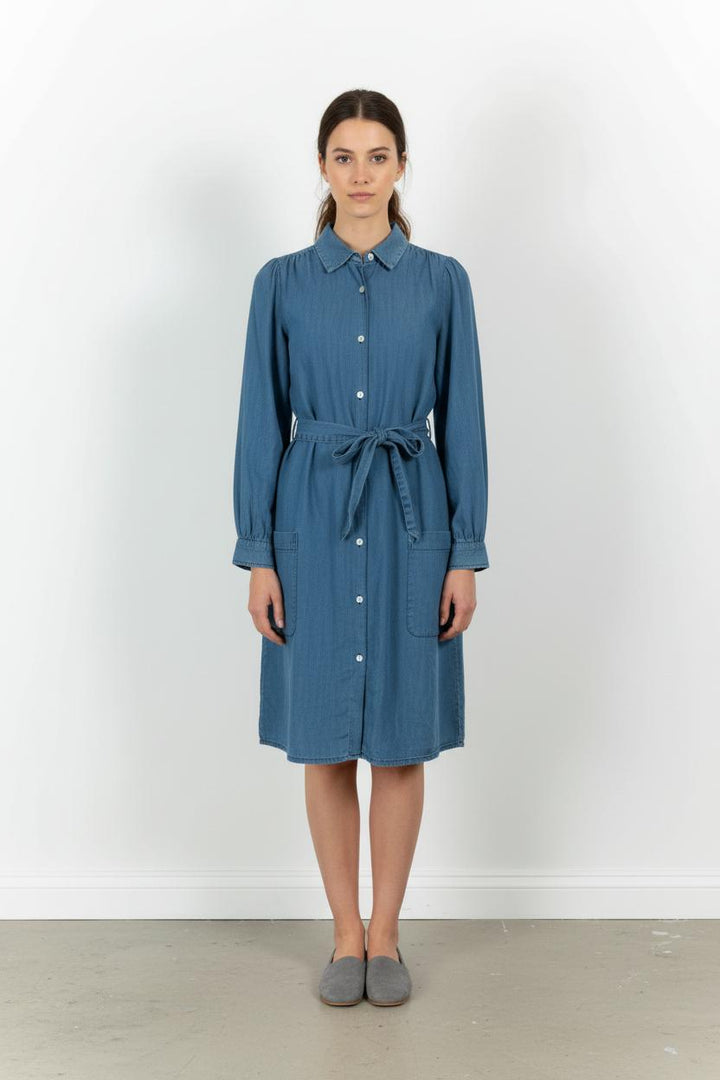 Robe Chemise Bleue - Taille S/36 de la marque Petite Mendigote | PARAD72865 - Vendu par Paradigme - Image 1