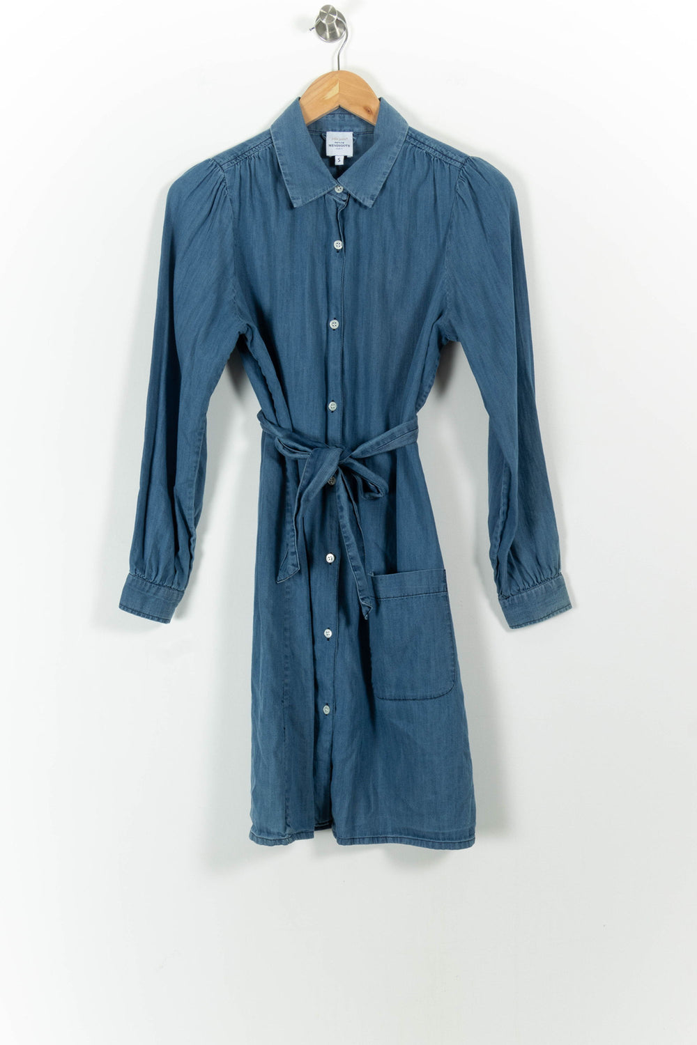 Robe Chemise Bleue - Taille S/36 de la marque Petite Mendigote | PARAD72865 - Vendu par Paradigme - Image 2