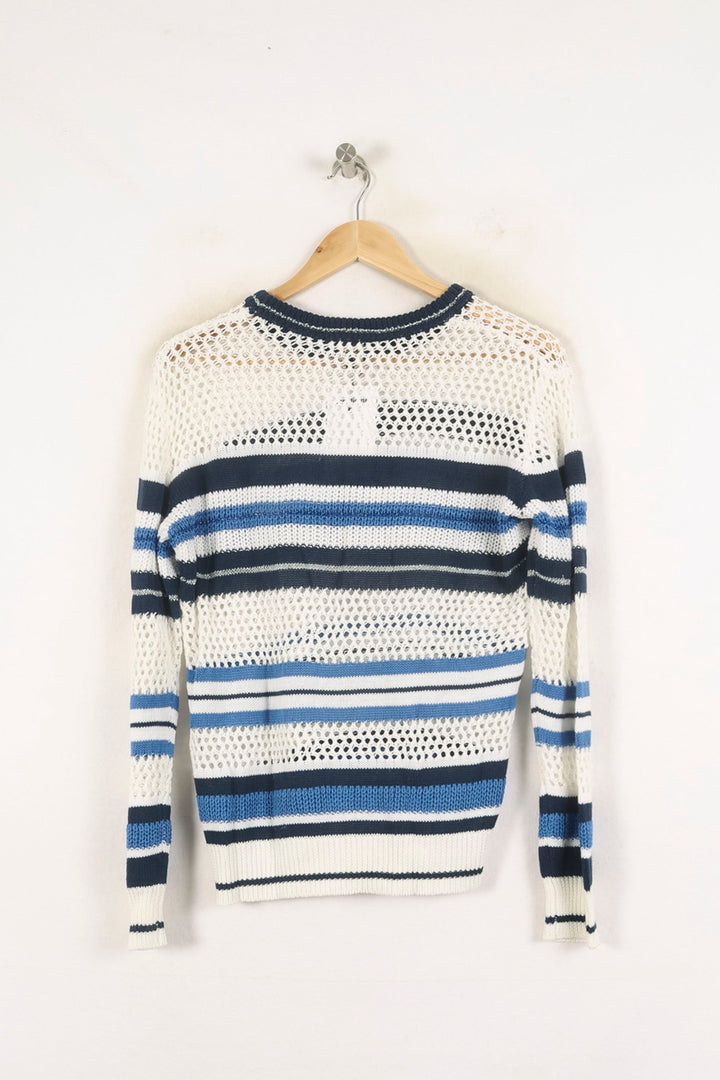 Pull Blanc et Bleu - Taille S/36 de la marque Bérénice | PARAD72870 - Vendu par Paradigme - Image 4