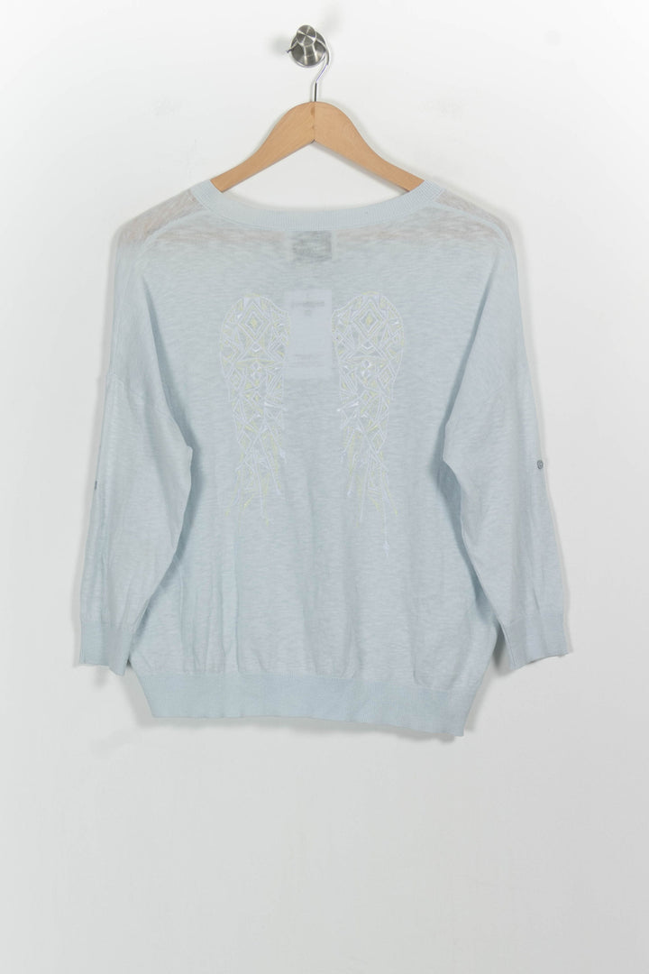 Pull Bleu Clair - Taille S/36 de la marque Bérénice | PARAD72872 - Vendu par Paradigme - Image 4