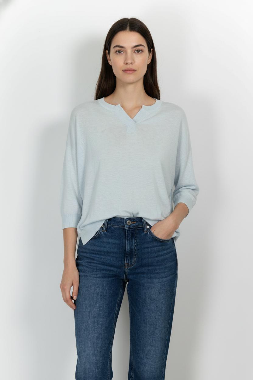 Pull Bleu Clair - Taille S/36 de la marque Bérénice | PARAD72872 - Vendu par Paradigme - Image 1