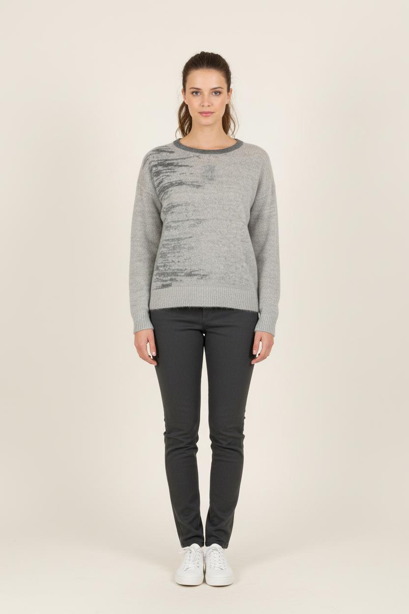 Pull Gris - Taille S/36 de la marque Bérénice | PARAD72873 - Vendu par Paradigme - Image 1