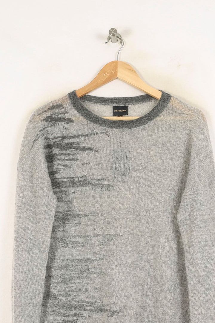 Pull Gris - Taille S/36 de la marque Bérénice | PARAD72873 - Vendu par Paradigme - Image 2