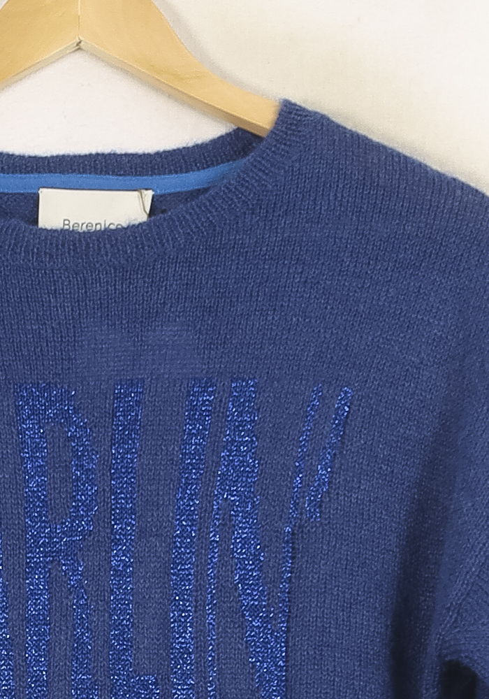 Pull Bleu - Taille S/36 de la marque Bérénice | PARAD72874 - Vendu par Paradigme - Image 3