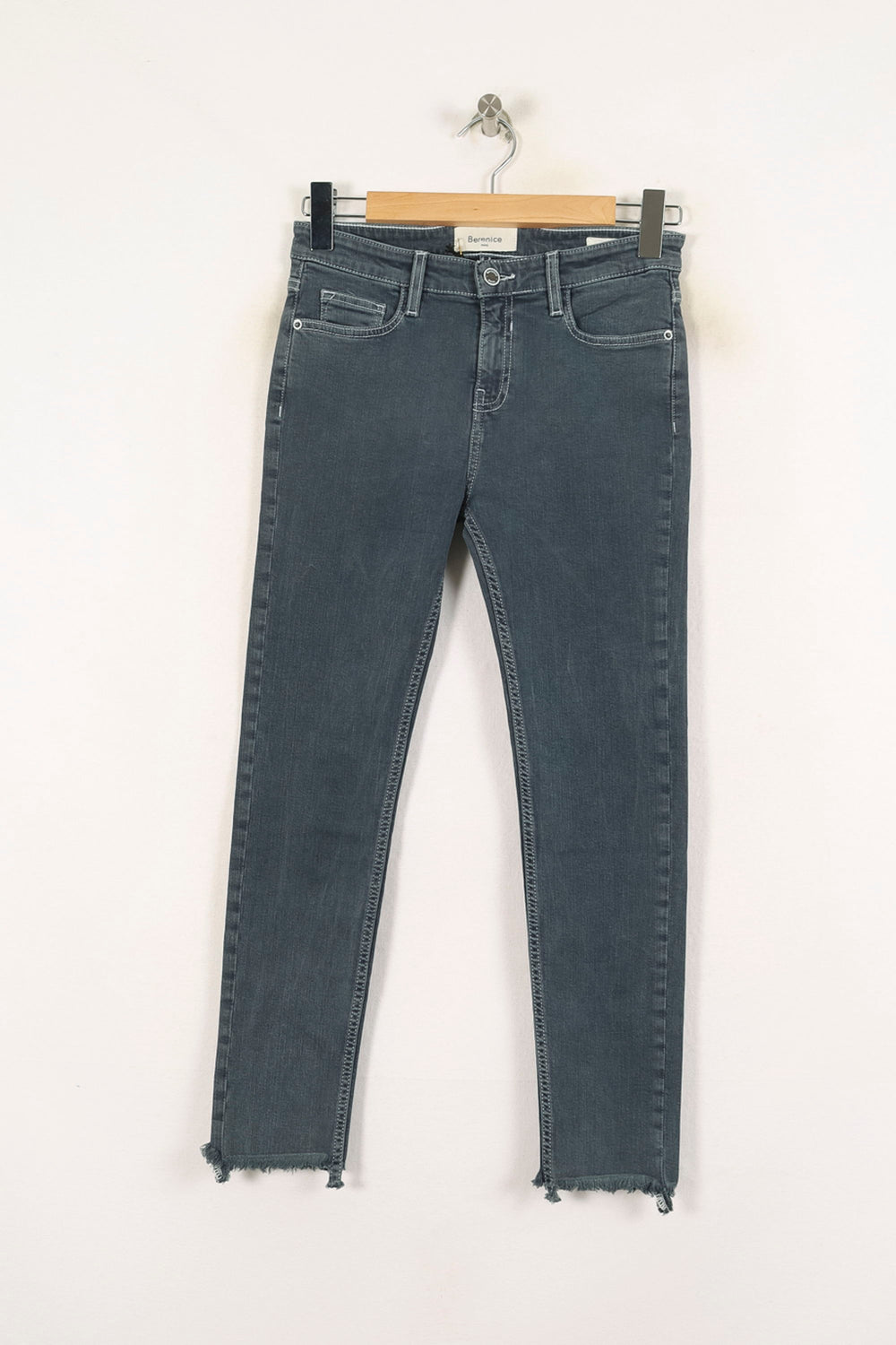 Jean Gris - Taille S/36 de la marque Bérénice | PARAD72876 - Vendu par Paradigme - Image 2