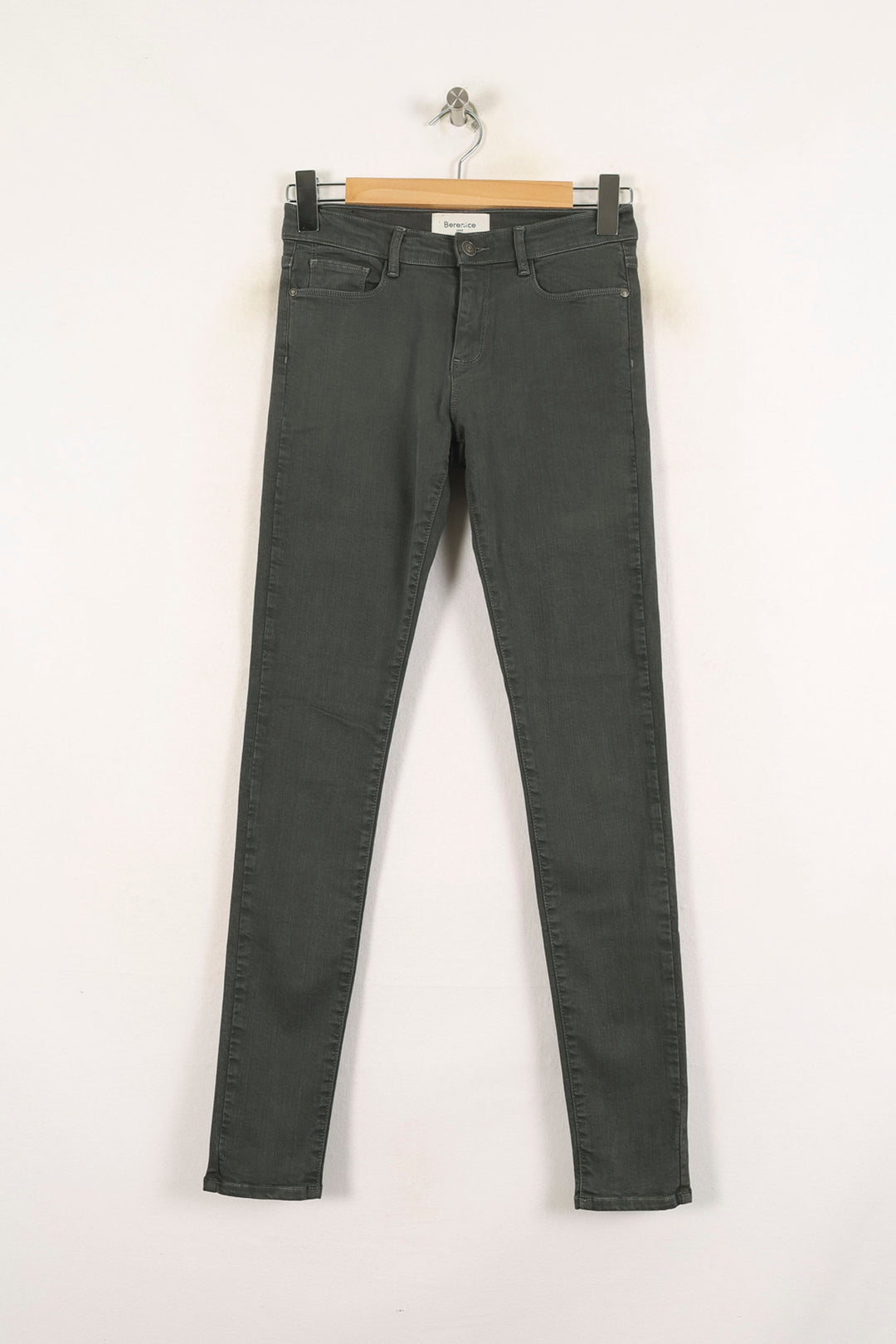 Jean Skinny Gris - Taille S/36 de la marque Bérénice | PARAD72877 - Vendu par Paradigme - Image 2