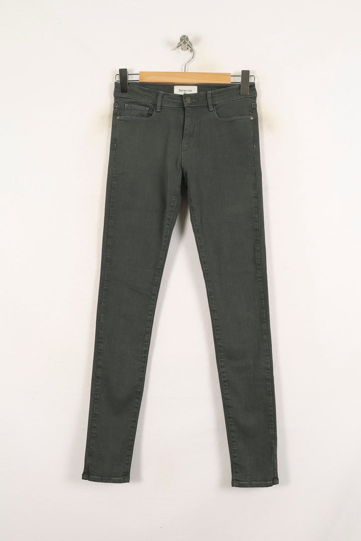 Jean Skinny Gris - Taille S/36 de la marque Bérénice | PARAD72877 - Vendu par Paradigme - Image 2
