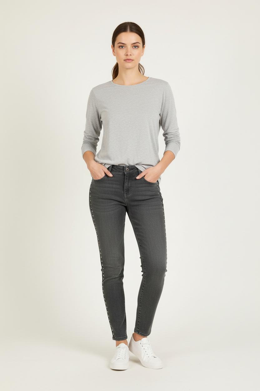 Jean Gris - Taille S/36 de la marque Bérénice | PARAD72878 - Vendu par Paradigme - Image 1