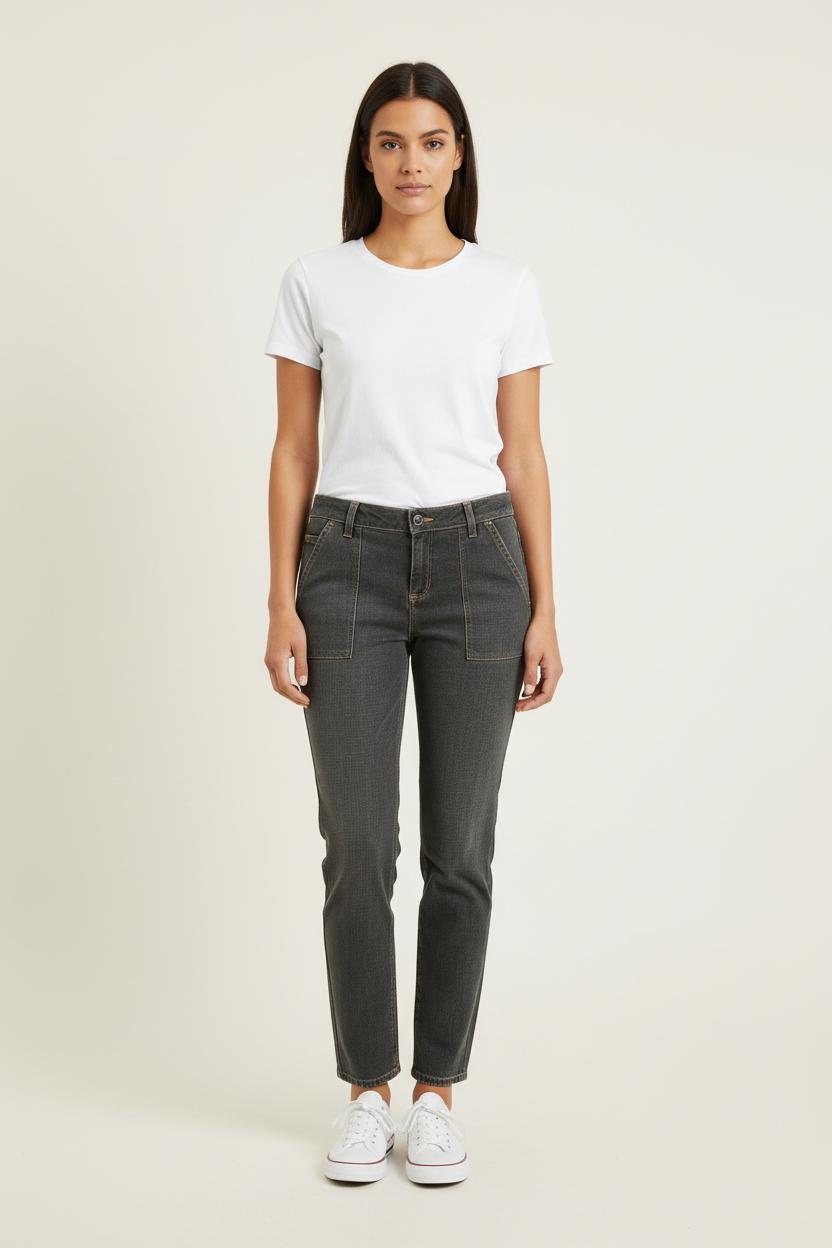 Jean Gris - Taille L/40 de la marque Bérénice | PARAD72882 - Vendu par Paradigme - Image 1