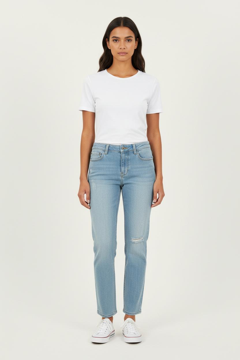Jean Délavé Bleu - Taille S/36 de la marque Bérénice | PARAD72885 - Vendu par Paradigme - Image 1