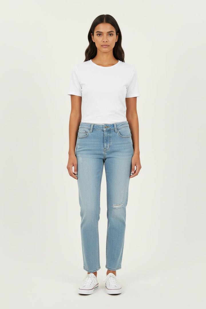 Jean Délavé Bleu - Taille S/36 de la marque Bérénice | PARAD72885 - Vendu par Paradigme - Image 1