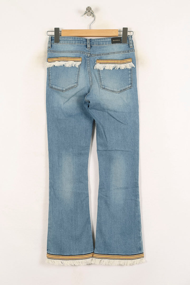 Jean Évasé Bleu - Taille S/36 de la marque Bérénice | PARAD72886 - Vendu par Paradigme - Image 4