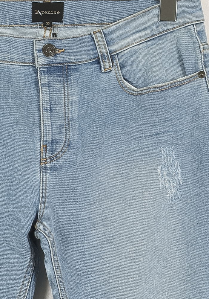 Jean Délavé Bleu - Taille L/40 de la marque Bérénice | PARAD72890 - Vendu par Paradigme - Image 3