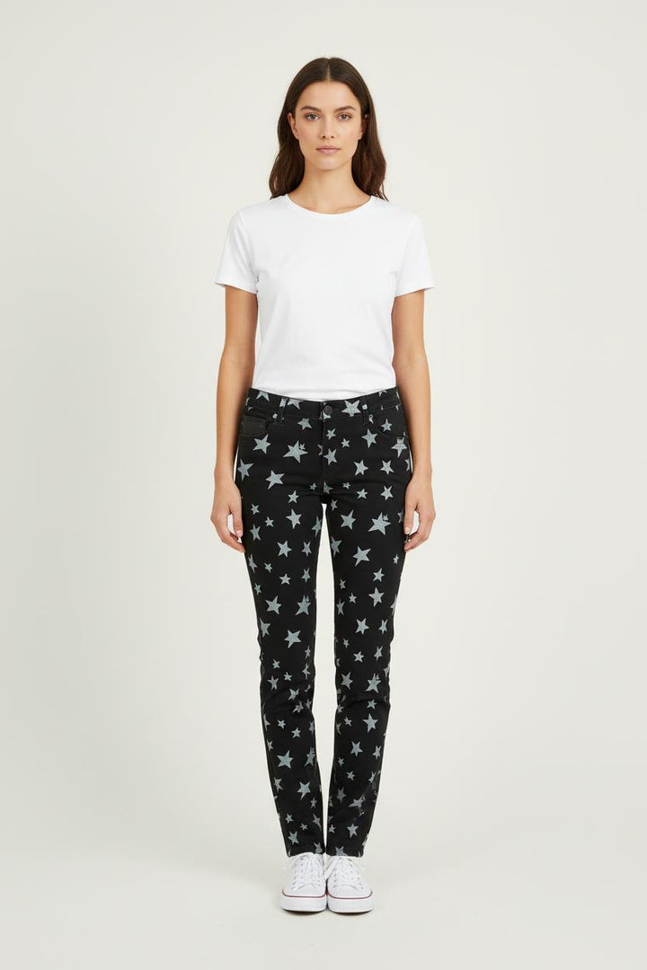 Jean Noir et Blanc - Taille M/38 de la marque Bérénice | PARAD72892 - Vendu par Paradigme - Image 1