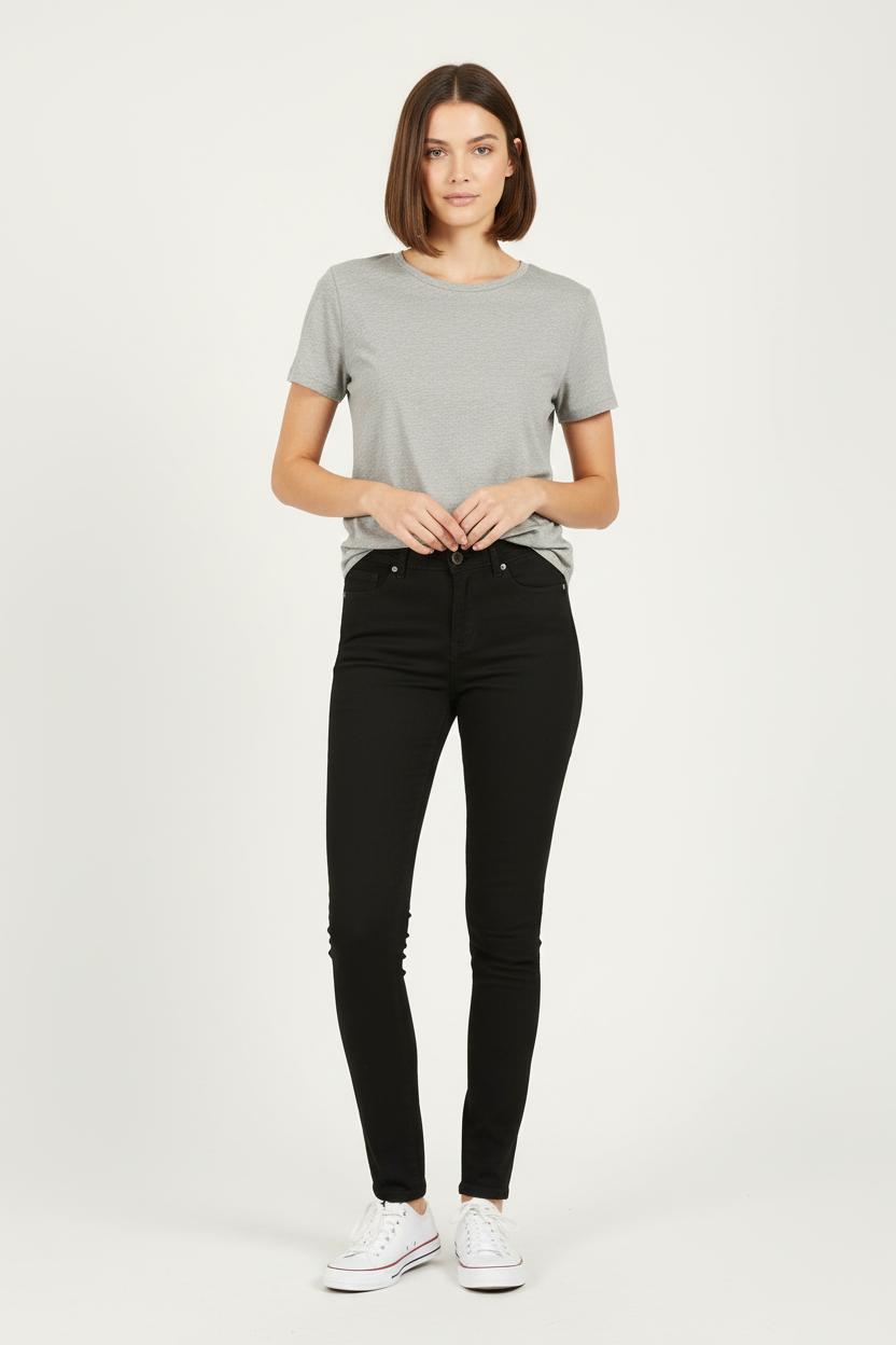 Jean Skinny Noir - Taille S/36 de la marque Bérénice | PARAD72898 - Vendu par Paradigme - Image 1