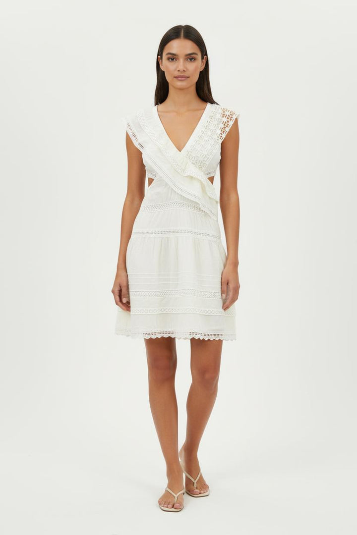 Robe Courte Blanche - Taille S/36 de la marque Bérénice | PARAD72908 - Vendu par Paradigme - Image 1