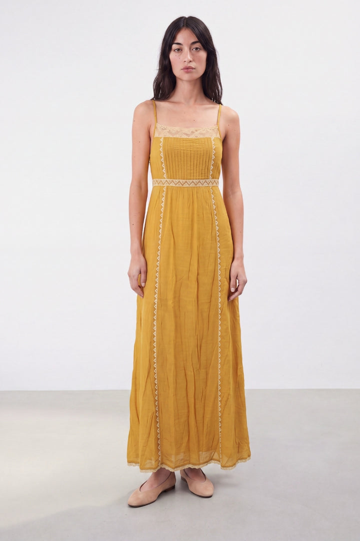 Robe Longue Jaune - Taille S/36