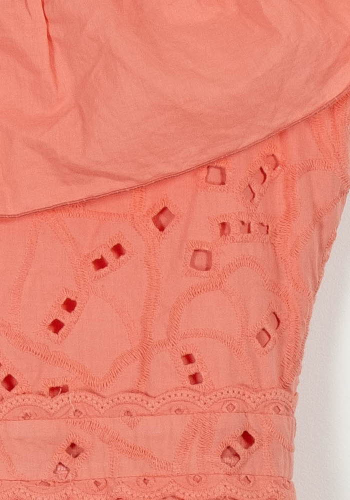 Robe Brodée Rose - Taille S/36 de la marque Bérénice | PARAD72918 - Vendu par Paradigme - Image 3