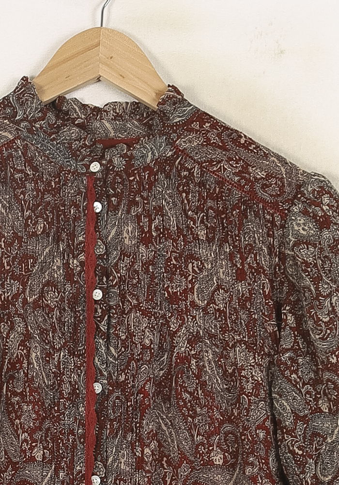 Robe Longue Marron - Taille S/36 de la marque Bérénice | PARAD72921 - Vendu par Paradigme - Image 3