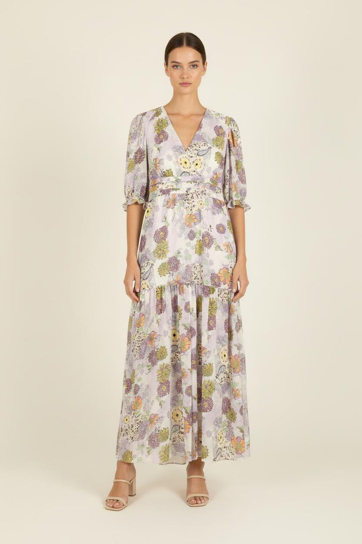Robe Longue Multicolore - Taille M/38 de la marque Bérénice | PARAD72922 - Vendu par Paradigme - Image 1