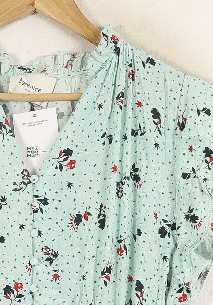 Robe Longue Bleue et Noire - Taille S/36 de la marque Bérénice | PARAD72924 - Vendu par Paradigme - Image 3