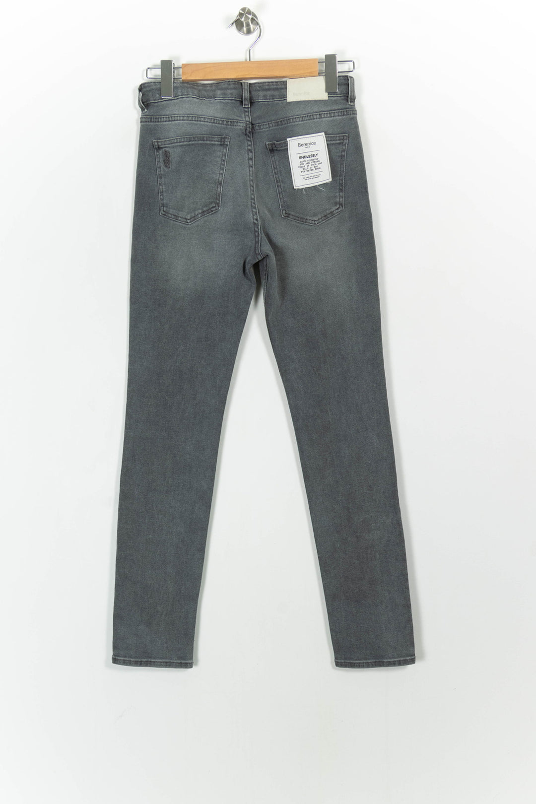 Jean Gris - Taille S/36 de la marque Bérénice | PARAD72926 - Vendu par Paradigme - Image 4