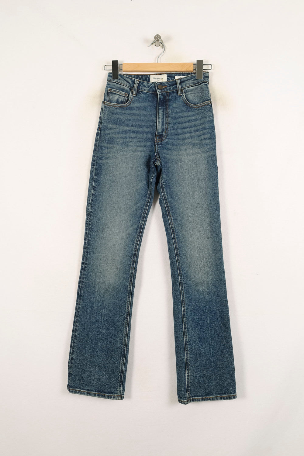 Jean Droit Bleu - Taille S/36 de la marque Bérénice | PARAD72927 - Vendu par Paradigme - Image 2