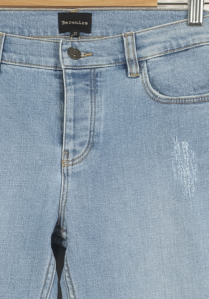 Jean Délavé Bleu - Taille M/38 de la marque Bérénice | PARAD72930 - Vendu par Paradigme - Image 3