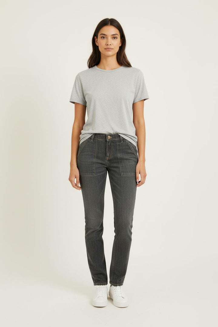 Jean Gris - Taille S/36 de la marque Bérénice | PARAD72932 - Vendu par Paradigme - Image 1