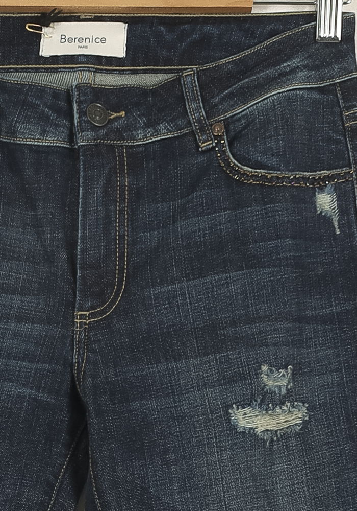 Jean Skinny Bleu - Taille S/36 de la marque Bérénice | PARAD72933 - Vendu par Paradigme - Image 3