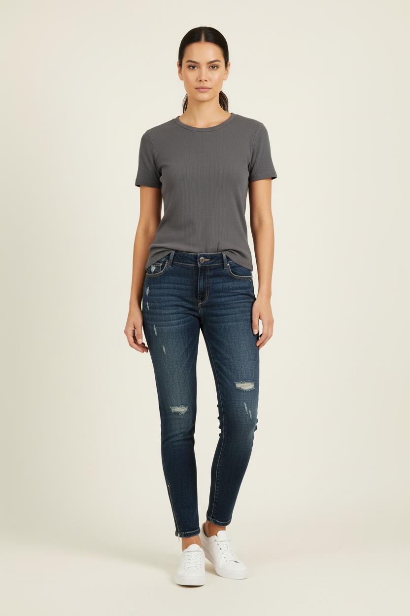 Jean Skinny Bleu - Taille S/36 de la marque Bérénice | PARAD72933 - Vendu par Paradigme - Image 1