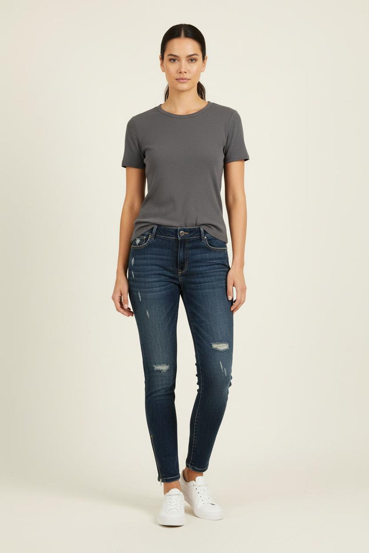 Jean Skinny Bleu - Taille S/36 de la marque Bérénice | PARAD72933 - Vendu par Paradigme - Image 1