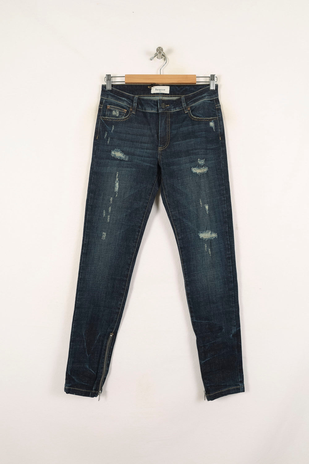 Jean Skinny Bleu - Taille S/36 de la marque Bérénice | PARAD72933 - Vendu par Paradigme - Image 2