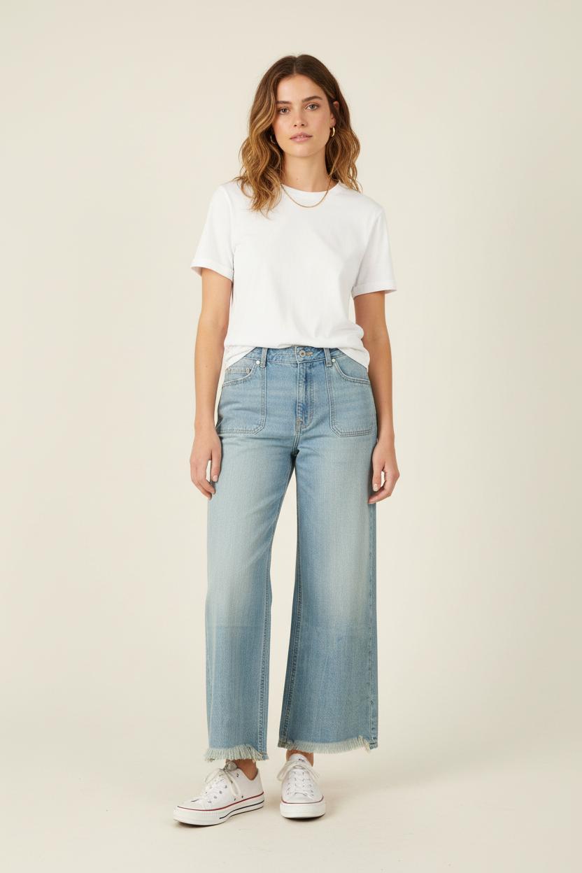 Jean Large Bleu - Taille S/36 de la marque Bérénice | PARAD72935 - Vendu par Paradigme - Image 1