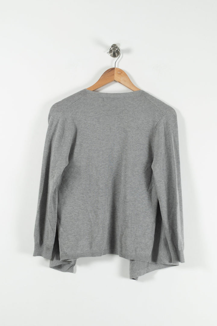 Cardigan Gris - Taille S/36 de la marque Bérénice | PARAD72940 - Vendu par Paradigme - Image 4
