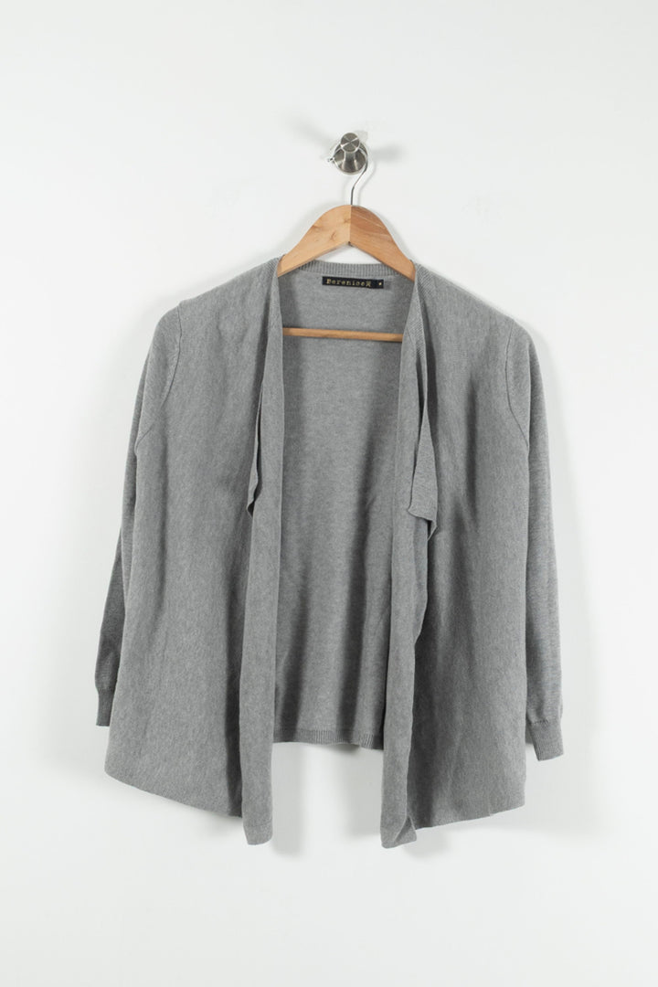 Cardigan Gris - Taille S/36 de la marque Bérénice | PARAD72940 - Vendu par Paradigme - Image 2