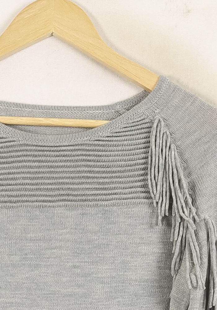 Pull Gris - Taille S/36 de la marque Bérénice | PARAD72941 - Vendu par Paradigme - Image 3
