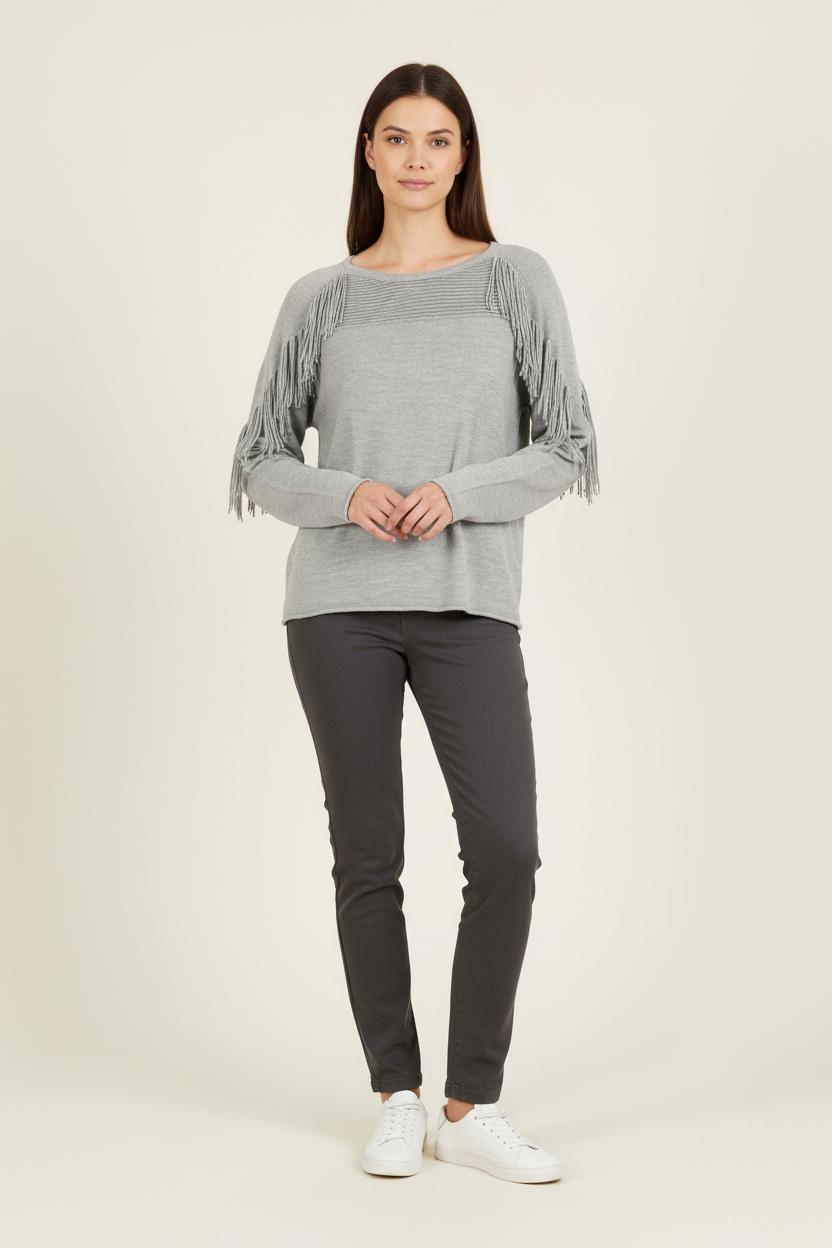 Pull Gris - Taille S/36 de la marque Bérénice | PARAD72941 - Vendu par Paradigme - Image 1