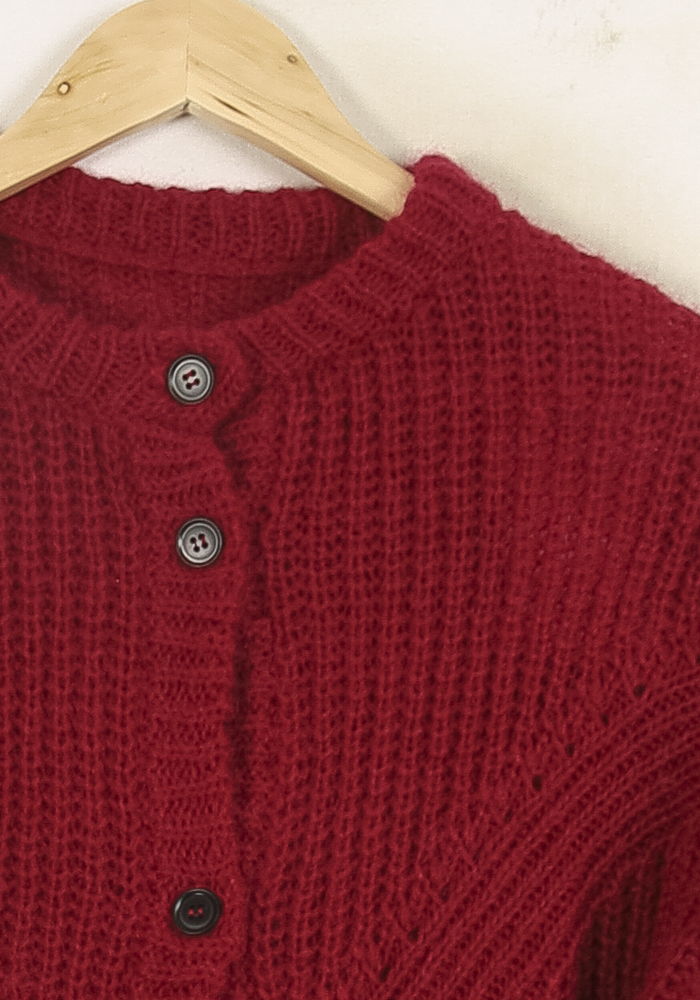 Gilet Bordeaux - Taille S/36 de la marque Bérénice | PARAD72943 - Vendu par Paradigme - Image 3