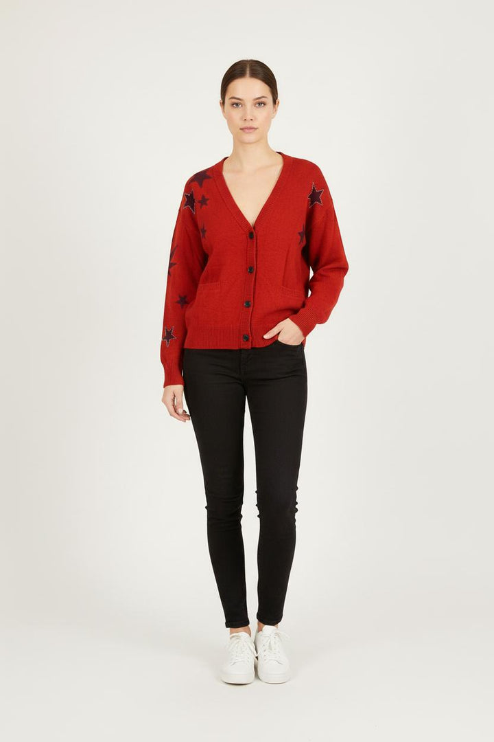 Cardigan Bordeaux - Taille S/36 de la marque Bérénice | PARAD72946 - Vendu par Paradigme - Image 1