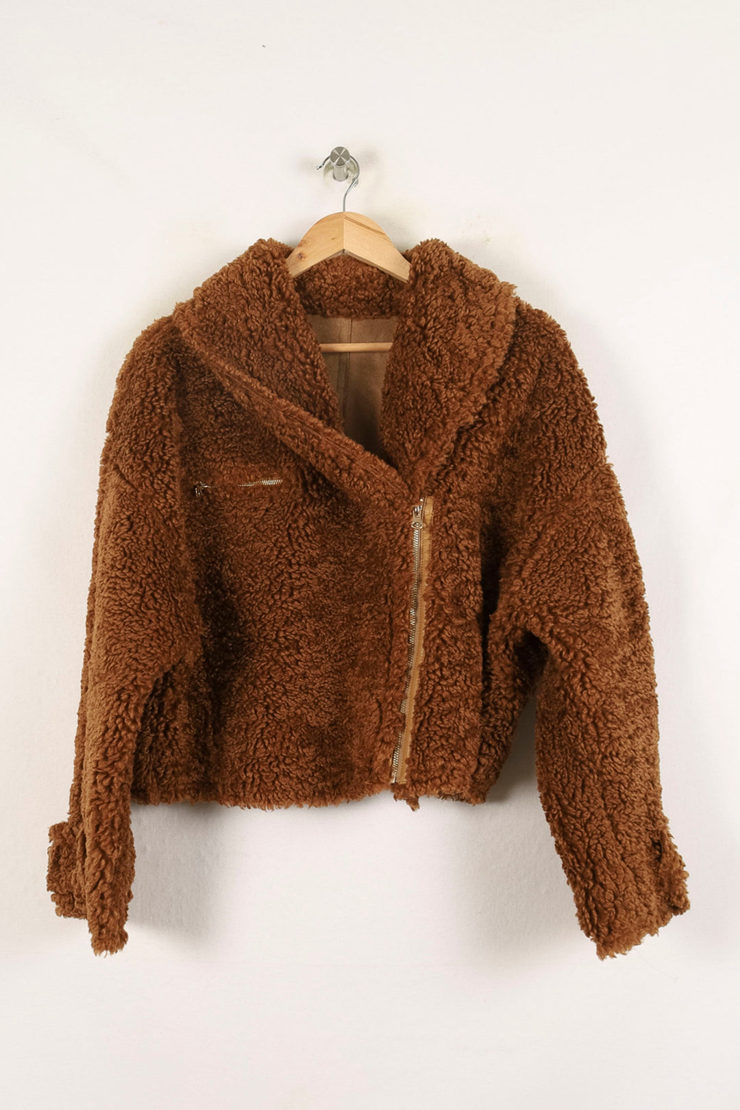 Veste En Laine Marron - Taille S/36 de la marque Bérénice | PARAD72954 - Vendu par Paradigme - Image 2