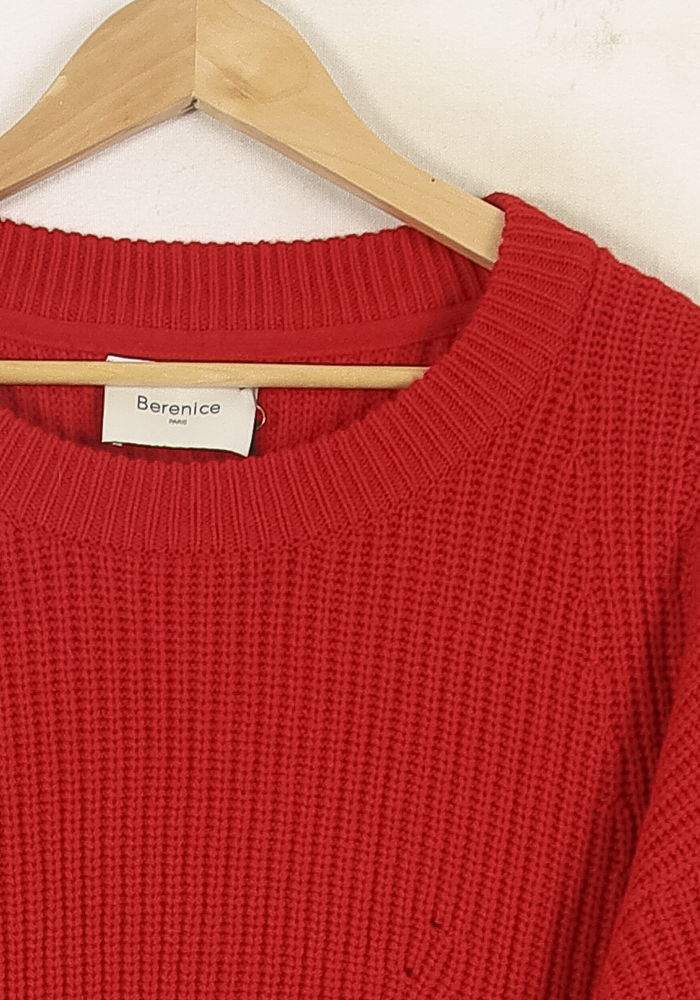 Pull Rouge - Taille S/36 de la marque Bérénice | PARAD72960 - Vendu par Paradigme - Image 3