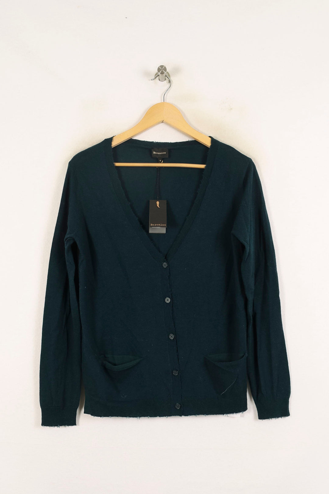 Cardigan Vert - Taille S/36 de la marque Bérénice | PARAD72962 - Vendu par Paradigme - Image 2