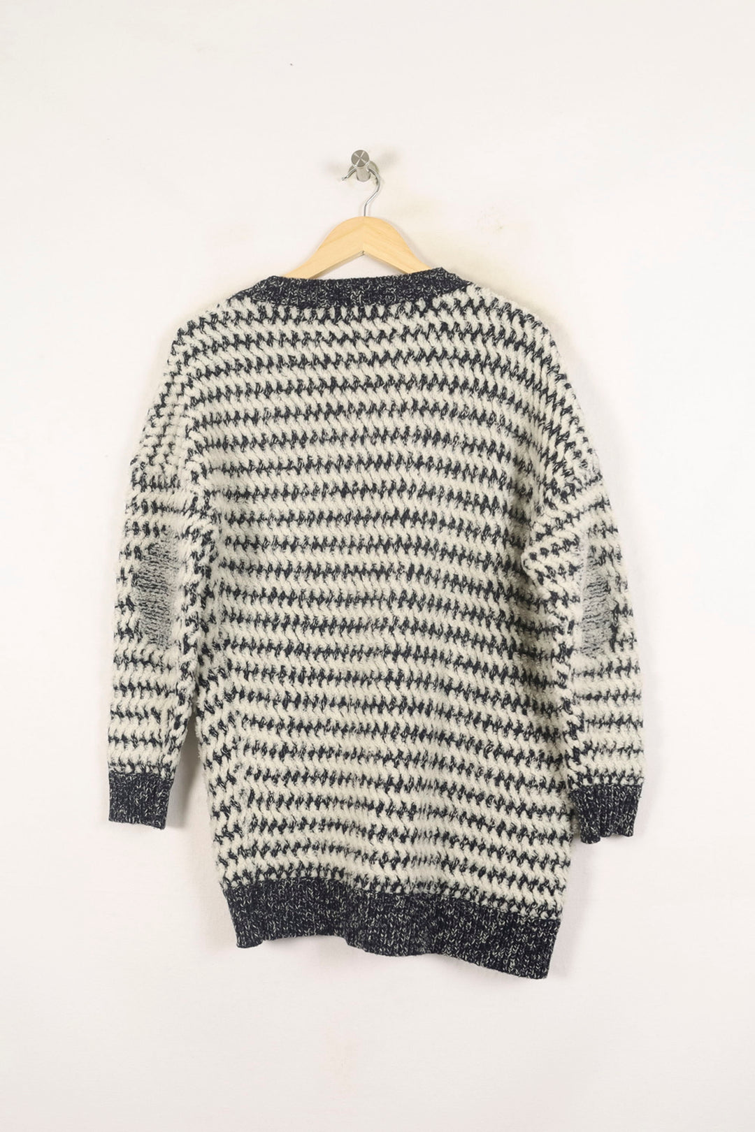Cardigan Blanc et Noir - Taille S/36 de la marque Bérénice | PARAD72969 - Vendu par Paradigme - Image 4